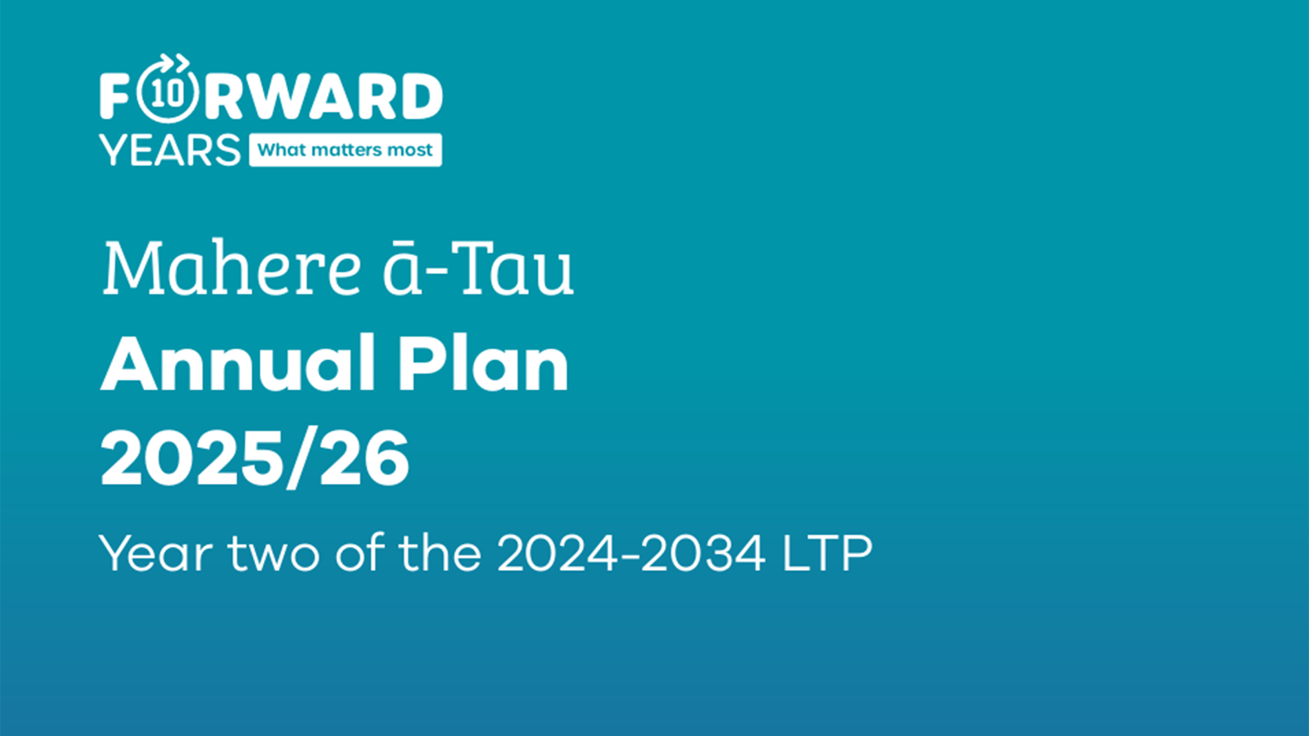 Image - Cover of Annual Plan 25-26 