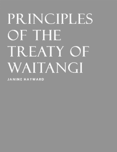 Cover of Principles of the Treaty of Waitangi