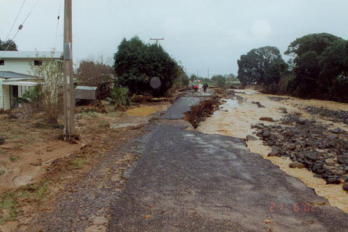 Image from 2002 Weather Bomb - Flood damage