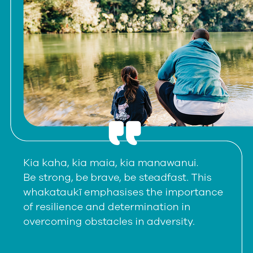 Image and quote about te ao Maori work