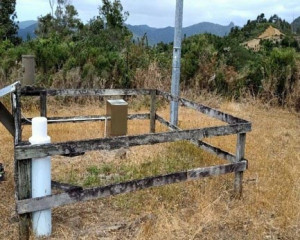 Image of castle rock rain gauge
