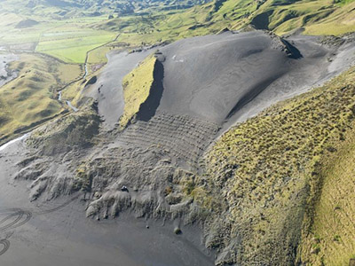 Image of dune at Ngārahae Bay 