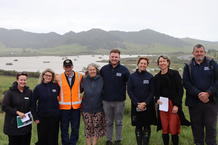 Lake Kimihia restoration team from Waikato Regional Council