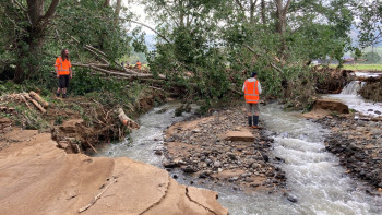 StoryHub river management Komata river cyclone Gabrielle