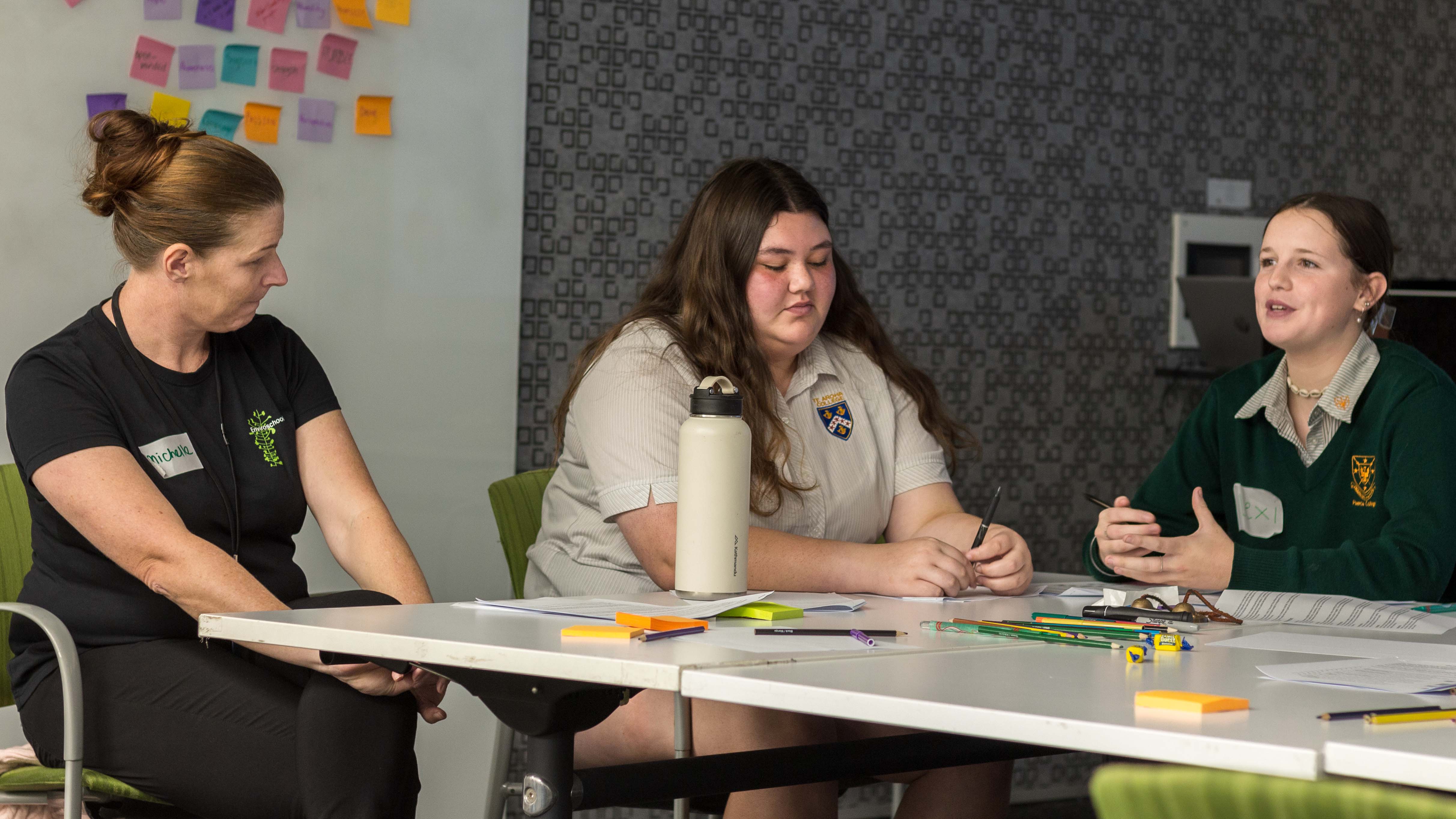Michelle says connecting youth to a self-awareness journey before they begin their career provides “a real head start” for them